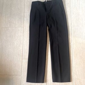 CAbi black dress pants, flat front, straight leg, Women’s size 4